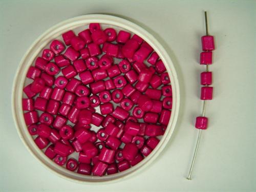 Kubus glasperle 3 mm pink 100 g