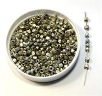 Perle metal facet 3 mm 500 stk.
