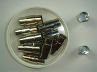 Magnetlås tube 17 mm med 6 mm hul 10 stk