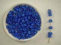 Glasperle 4 mm kobolt blå 100 g