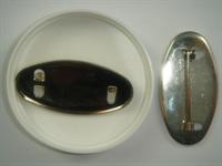 Brochenål oval 40x20 mm 5 stk.