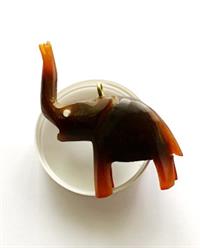 Vedhæng elefant horn 5,5 cm lang