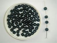 Glaskrystal perle sort 4 mm 345 stk
