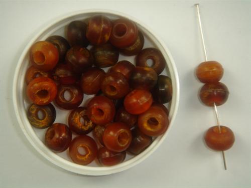 Hornperle 8x6 mm 50 stk.